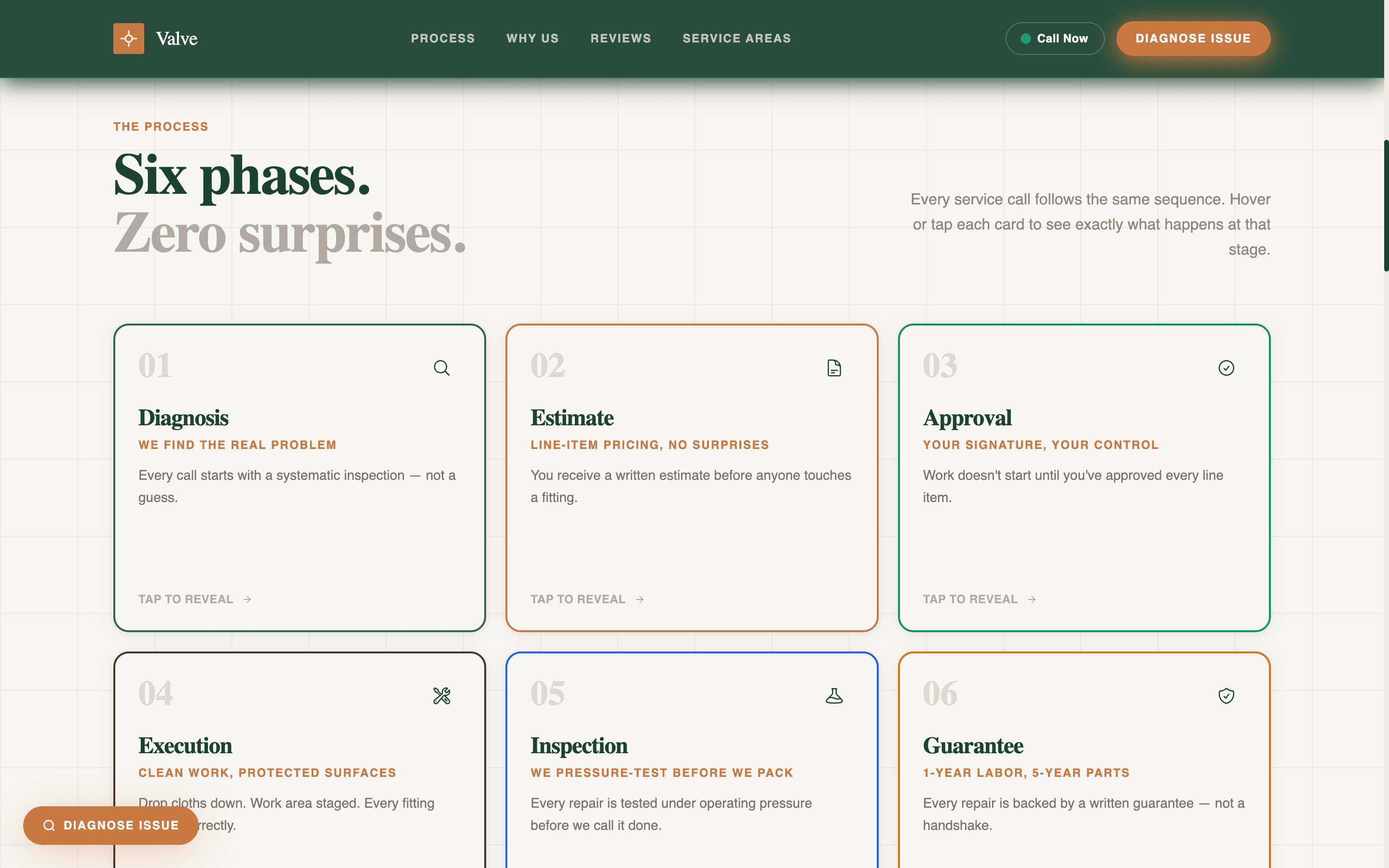 Valve - Trusted Plumbing Landing Page Template
