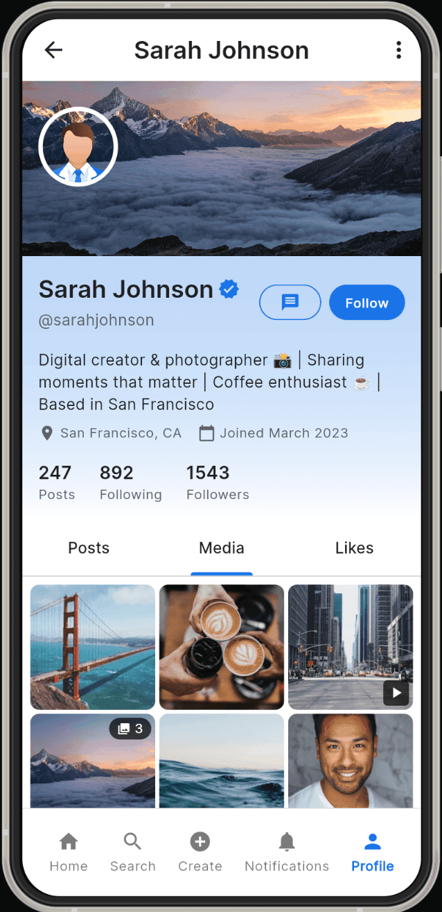 Micro Blogging preview