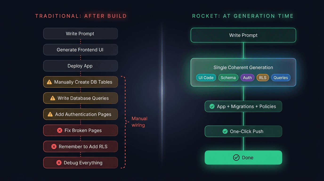 Supabase and Rocket: Instant AI App Generation with Secure, Schema ...